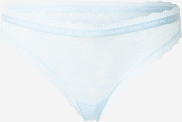 Calvin Klein Underwear Tangá - Modrá: predná strana