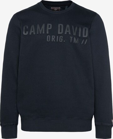 CAMP DAVID Sweatshirt in Blau: predná strana