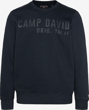 CAMP DAVID Sweatshirt in Blue: front