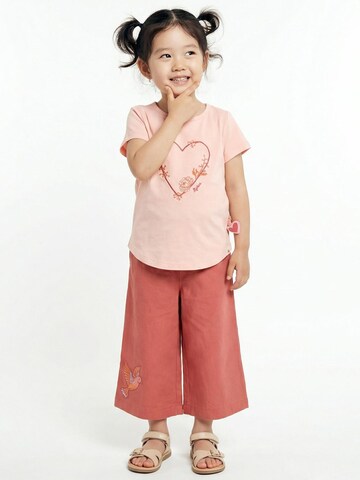 SIGIKID Shirt 'T-Shirt Pink Birds' in Pink