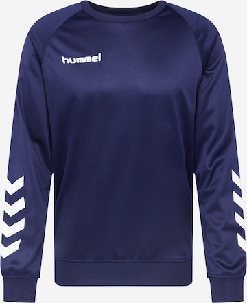 Hummel Športna majica | modra barva: sprednja stran
