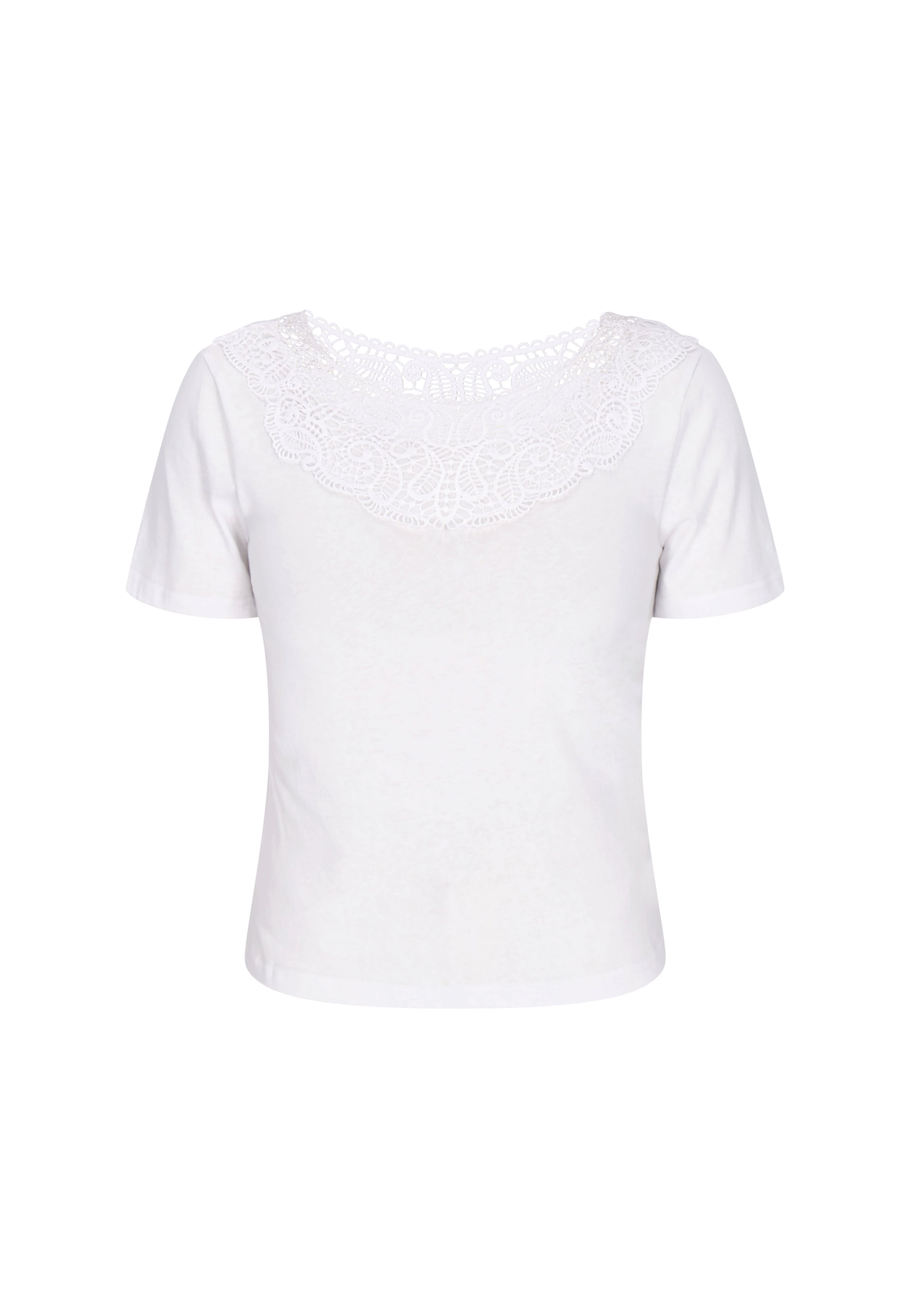 T-shirt Usha en blanc : devant