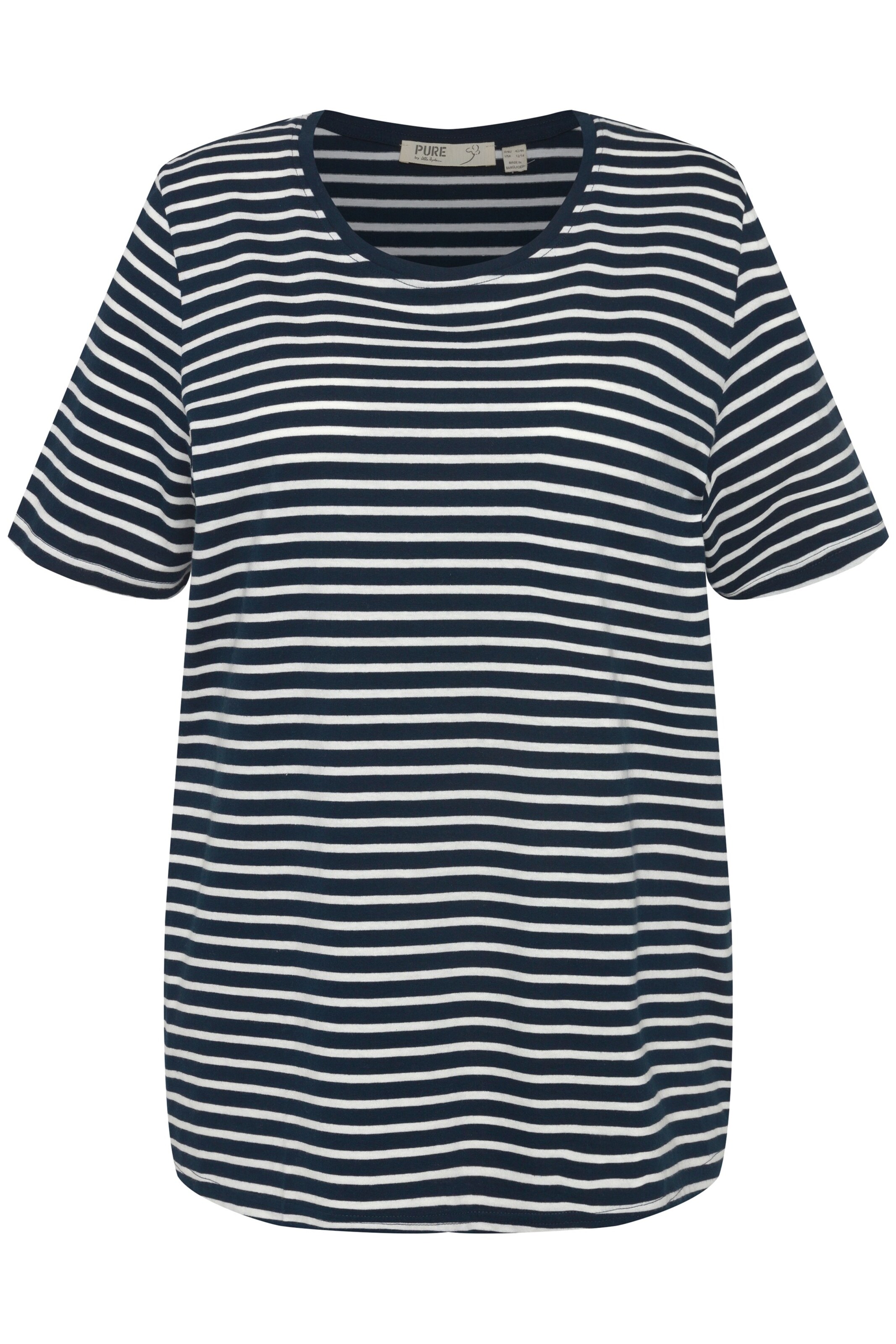 Ulla Popken Schlafshirt in Blau: Vorderseite