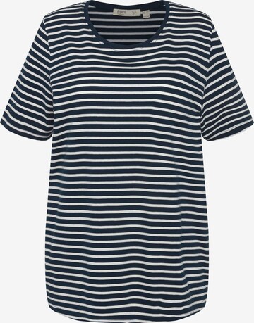 Ulla Popken Schlafshirt  (GOTS) in Blau: predná strana