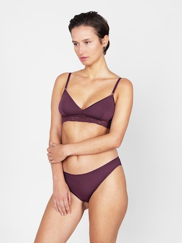 Erlich Textil - Triángulo Sujetador 'Amelie' en lila: frente