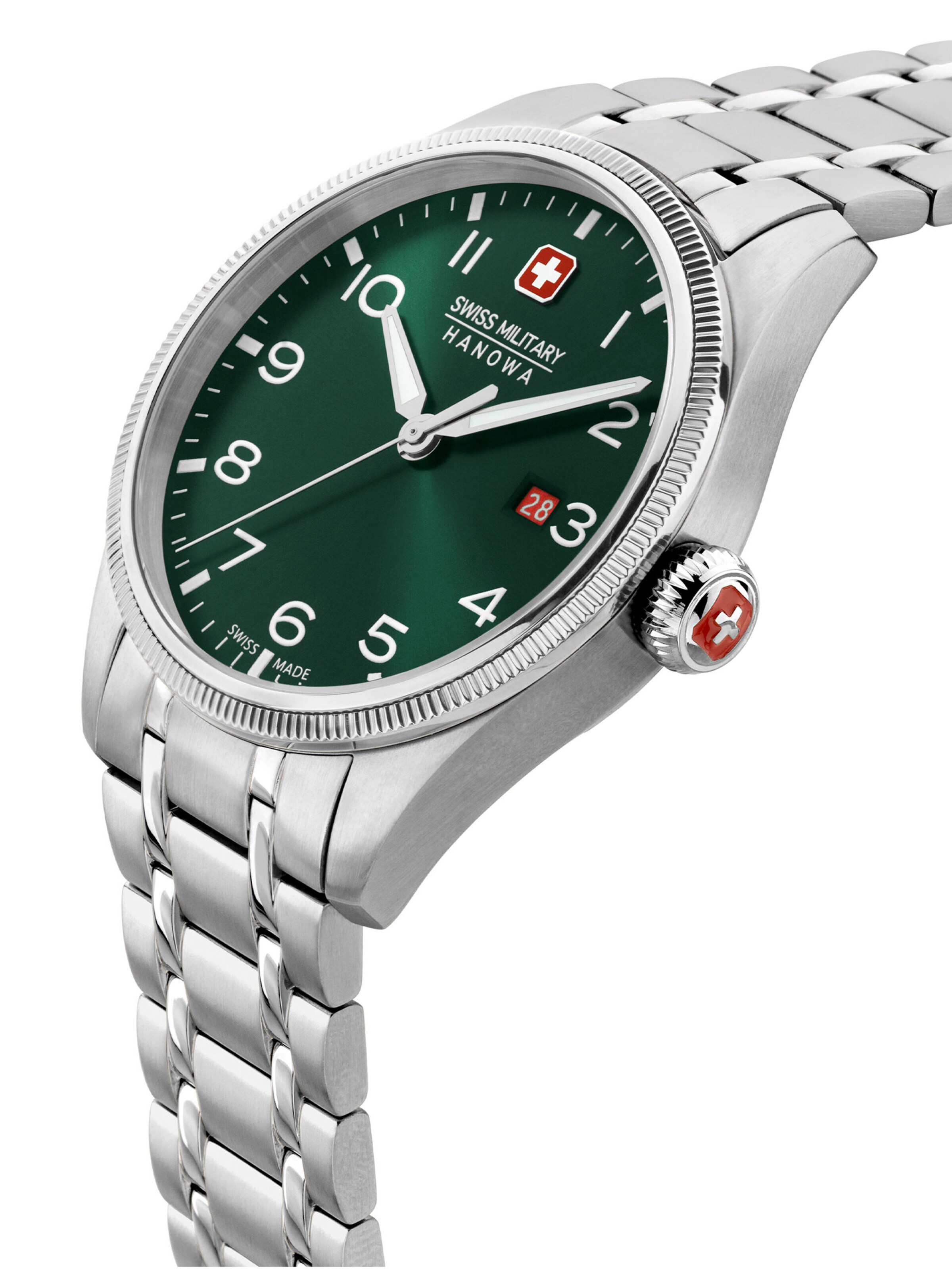 SWISS MILITARY HANOWA Uhr 'Thunderbolt' in Silber