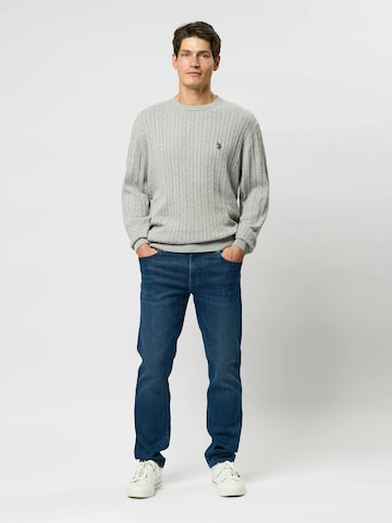 Pull-over 'Mads' U.S. POLO ASSN. en gris