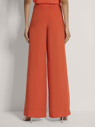 MADELEINE Loosefit Bandplooibroek in Oranje