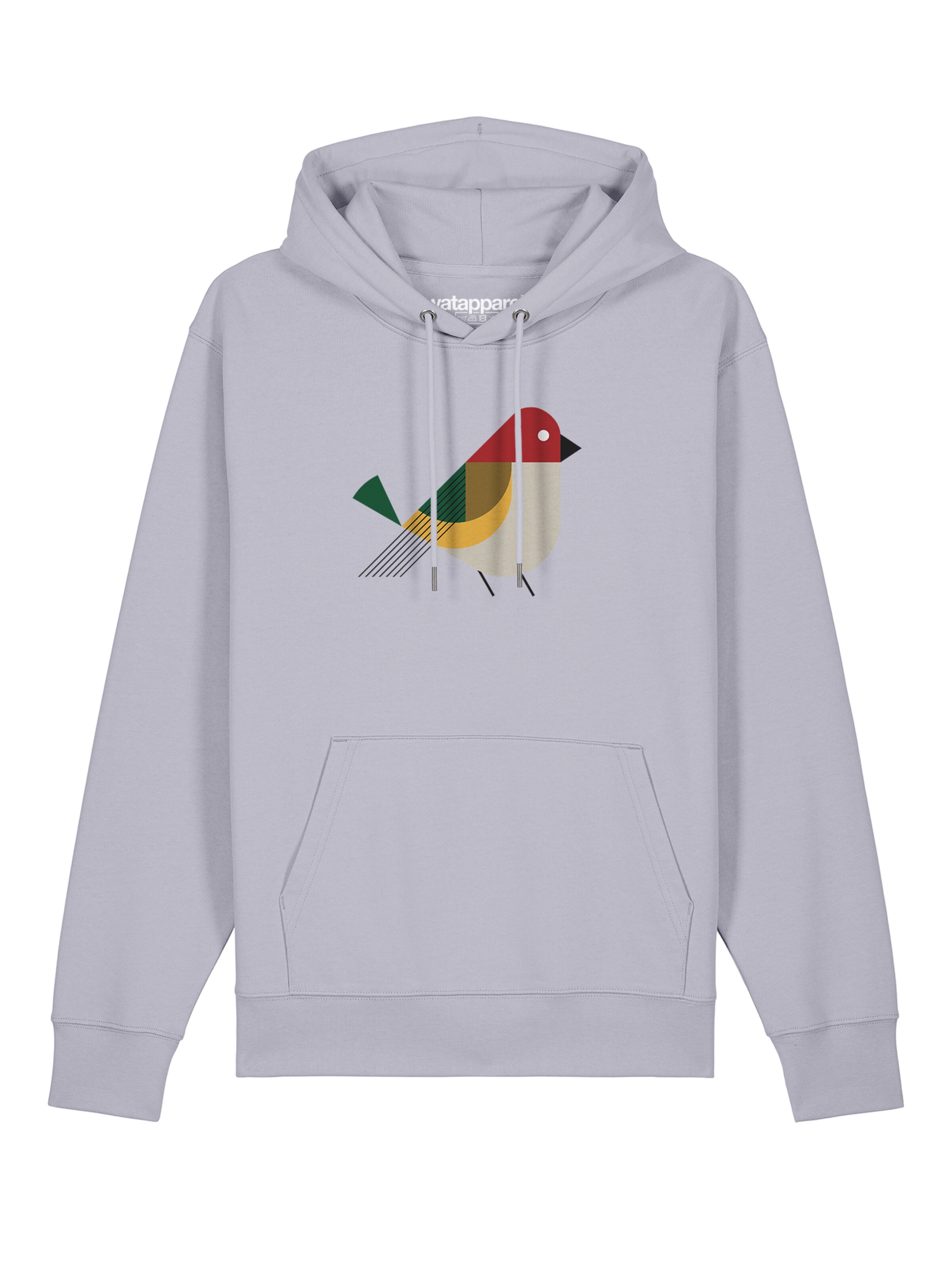 Watapparel Sweatshirt ' Vogel ' in Lila: Vorderseite