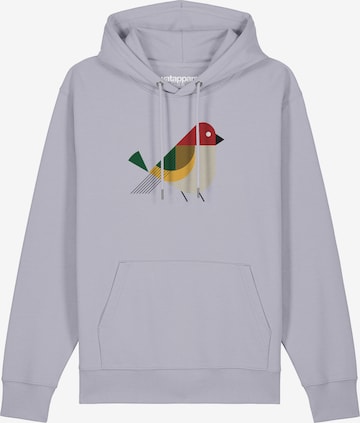 Watapparel Sweatshirt ' Vogel ' in Purple: front