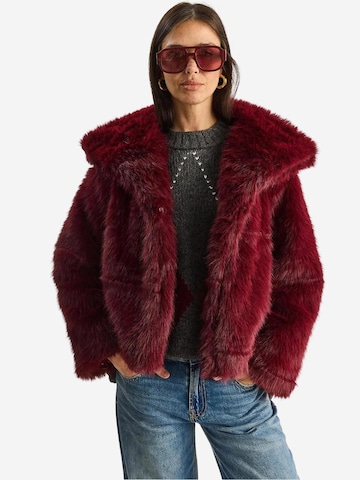 Bianco Lucci Wintermantel in Rood: voorkant