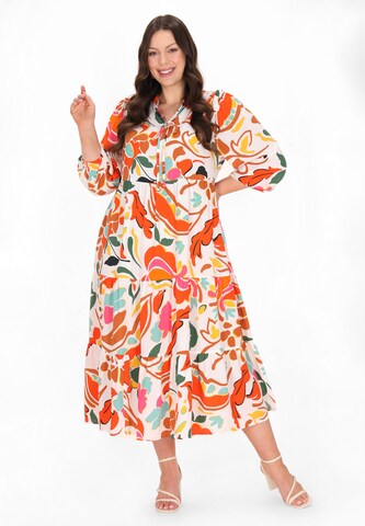 Usha Jurk in Gemengde kleuren
