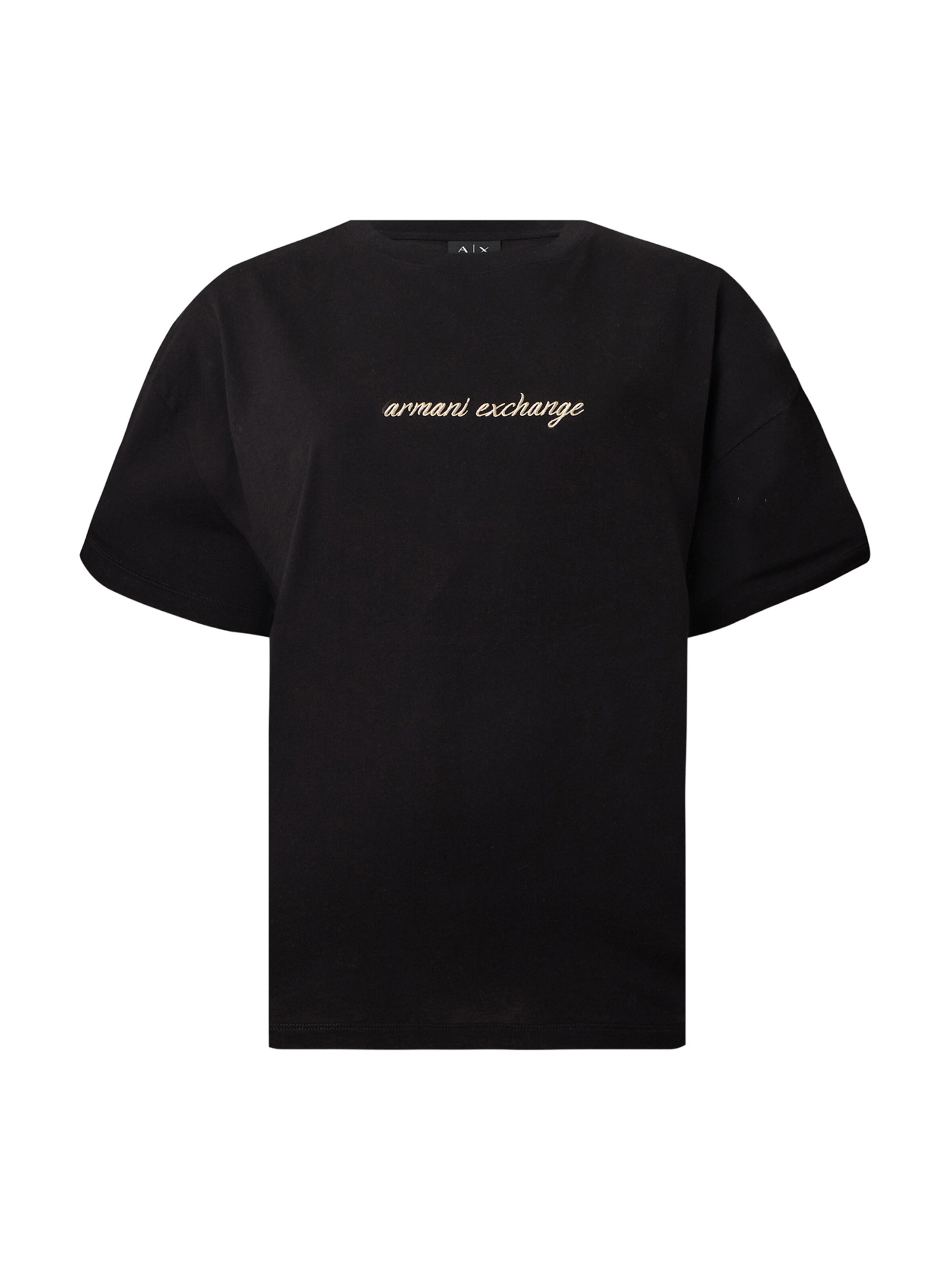 ARMANI EXCHANGE Póló - fekete: elől
