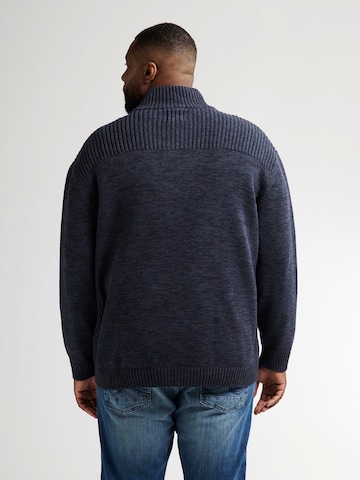 Petrol Industries Knit cardigan in Blue