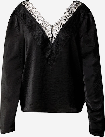 VERO MODA Blouse 'NOELLA' in Zwart: voorkant