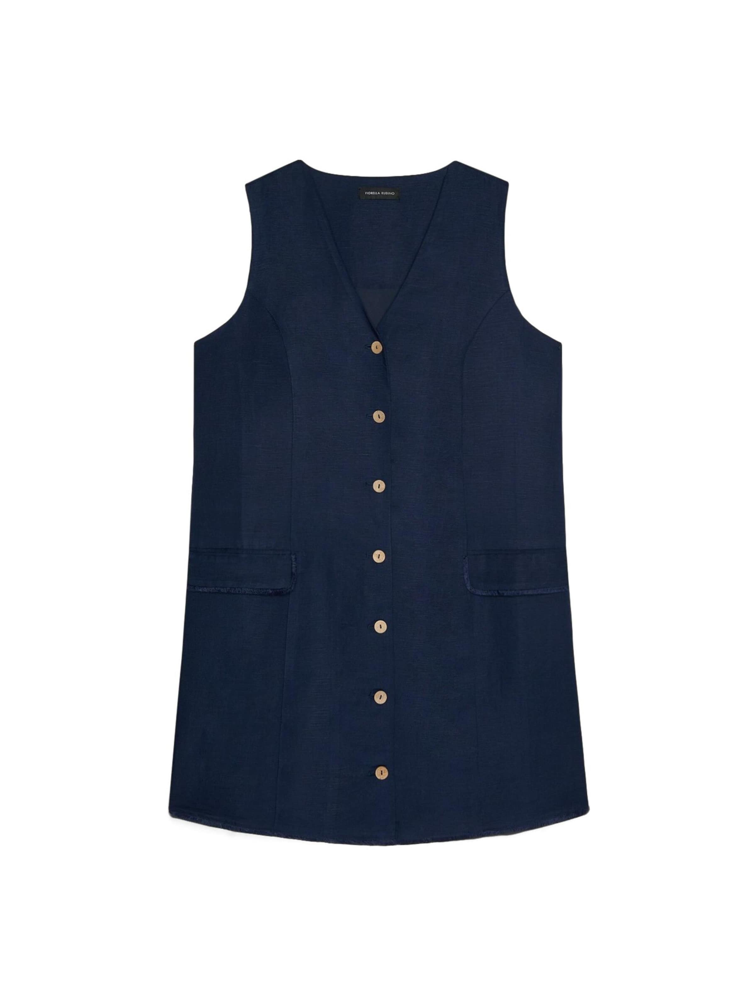 Robe-chemise Fiorella Rubino en bleu : devant