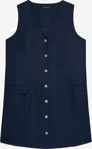 Robe-chemise Fiorella Rubino en bleu : devant