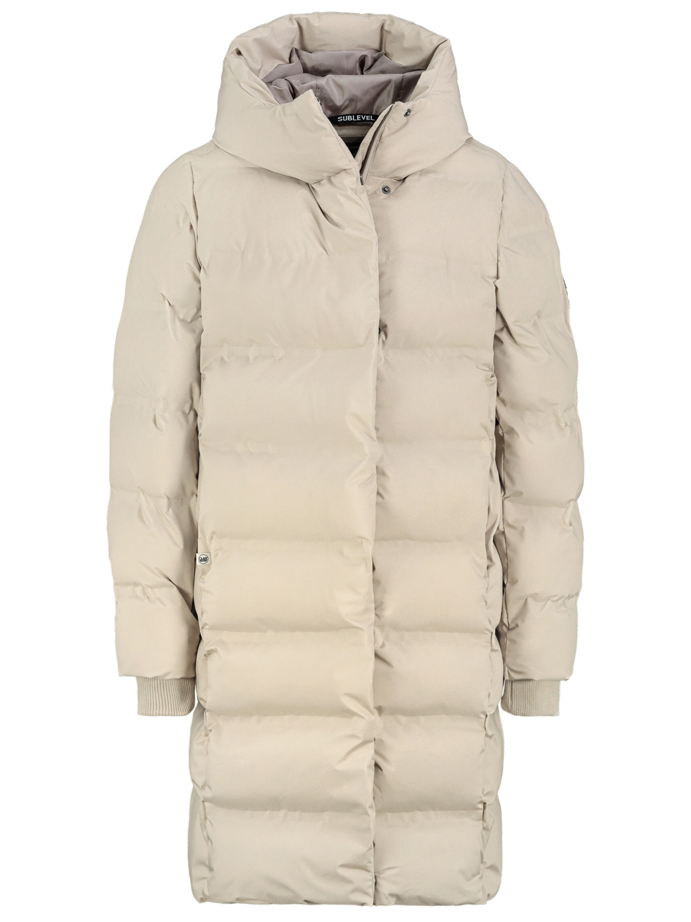 Sublevel Wintermantel in Beige: voorkant