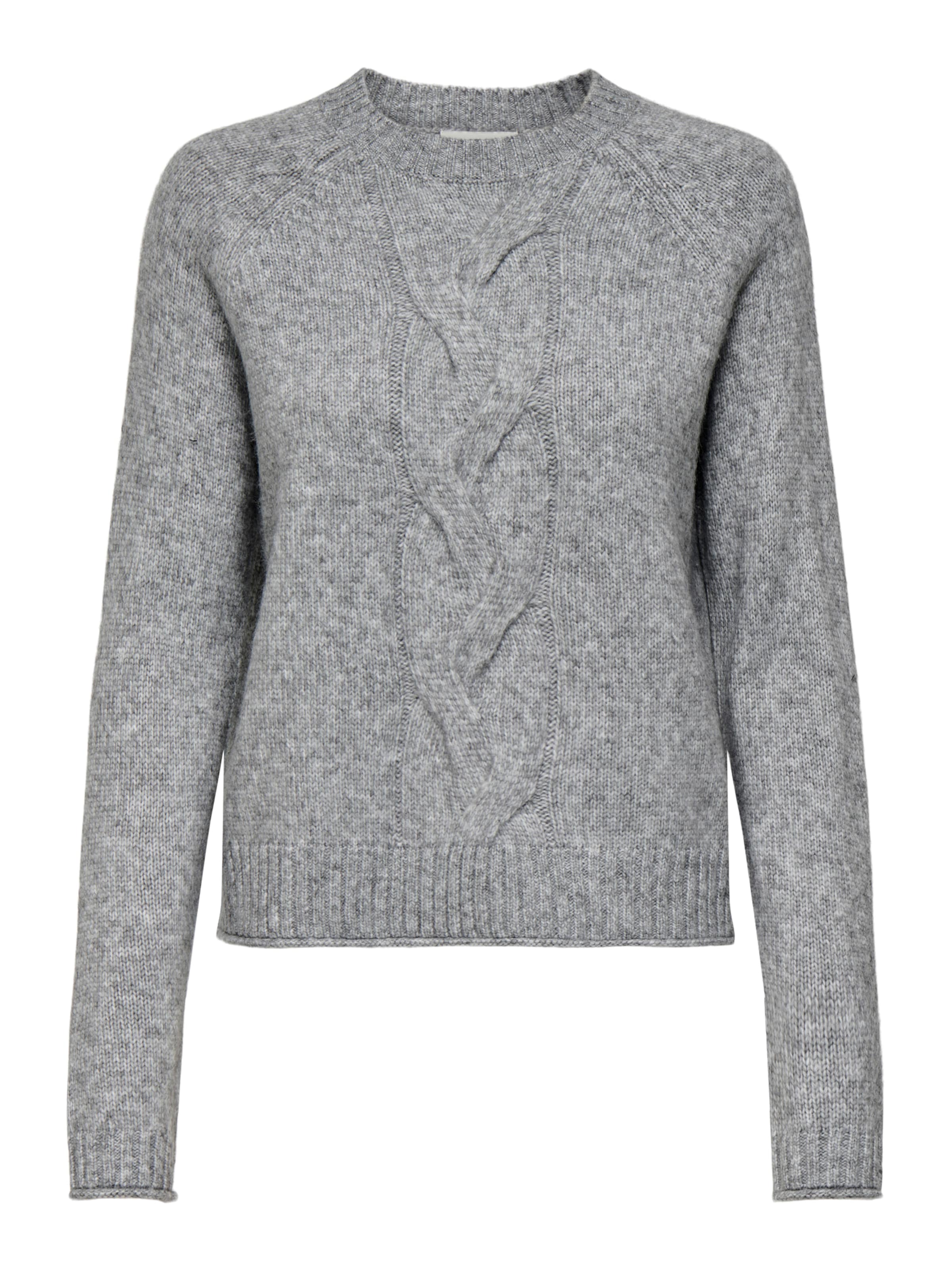 JDY Trui 'JDYSusanna' in Grijs: voorkant