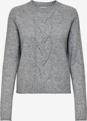 JDY Sweater 'JDYSusanna' in Grey: front
