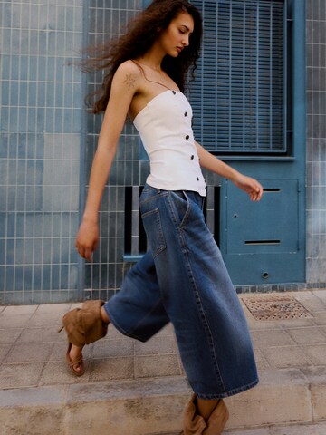 Haut Bershka en blanc