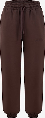 Pantalon Smilodox en marron : devant
