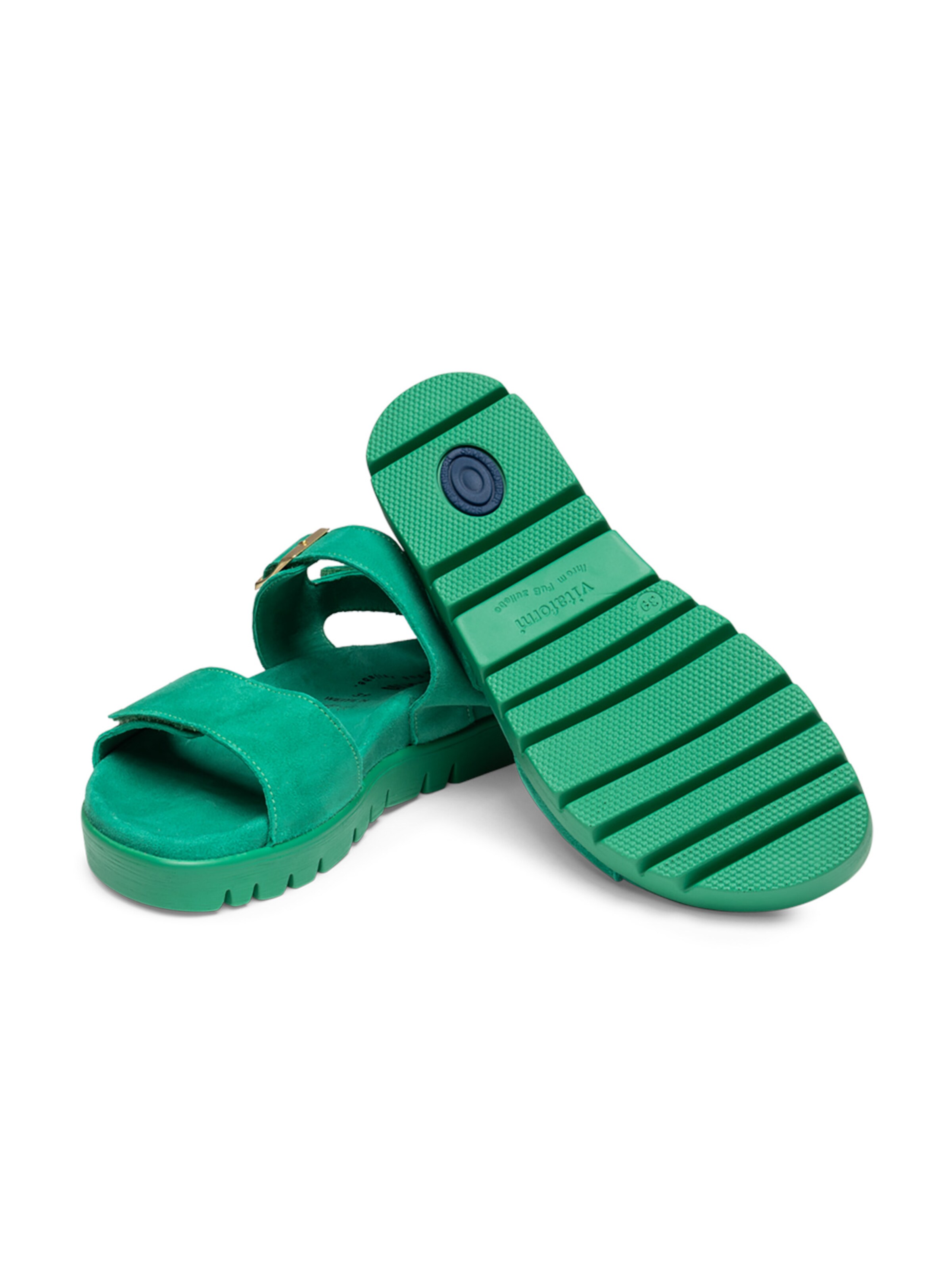 VITAFORM Sandale in Grün