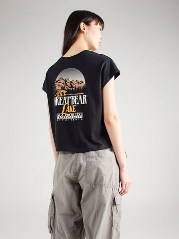 T-shirt 'TAHI' NAPAPIJRI en noir : devant