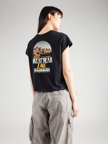 T-shirt 'TAHI' NAPAPIJRI en noir : devant