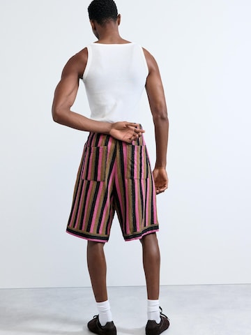 Desigual - regular Pantalón 'Bermuda' en Mezcla de colores