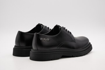 REPLAY Schnürstiefel in Schwarz