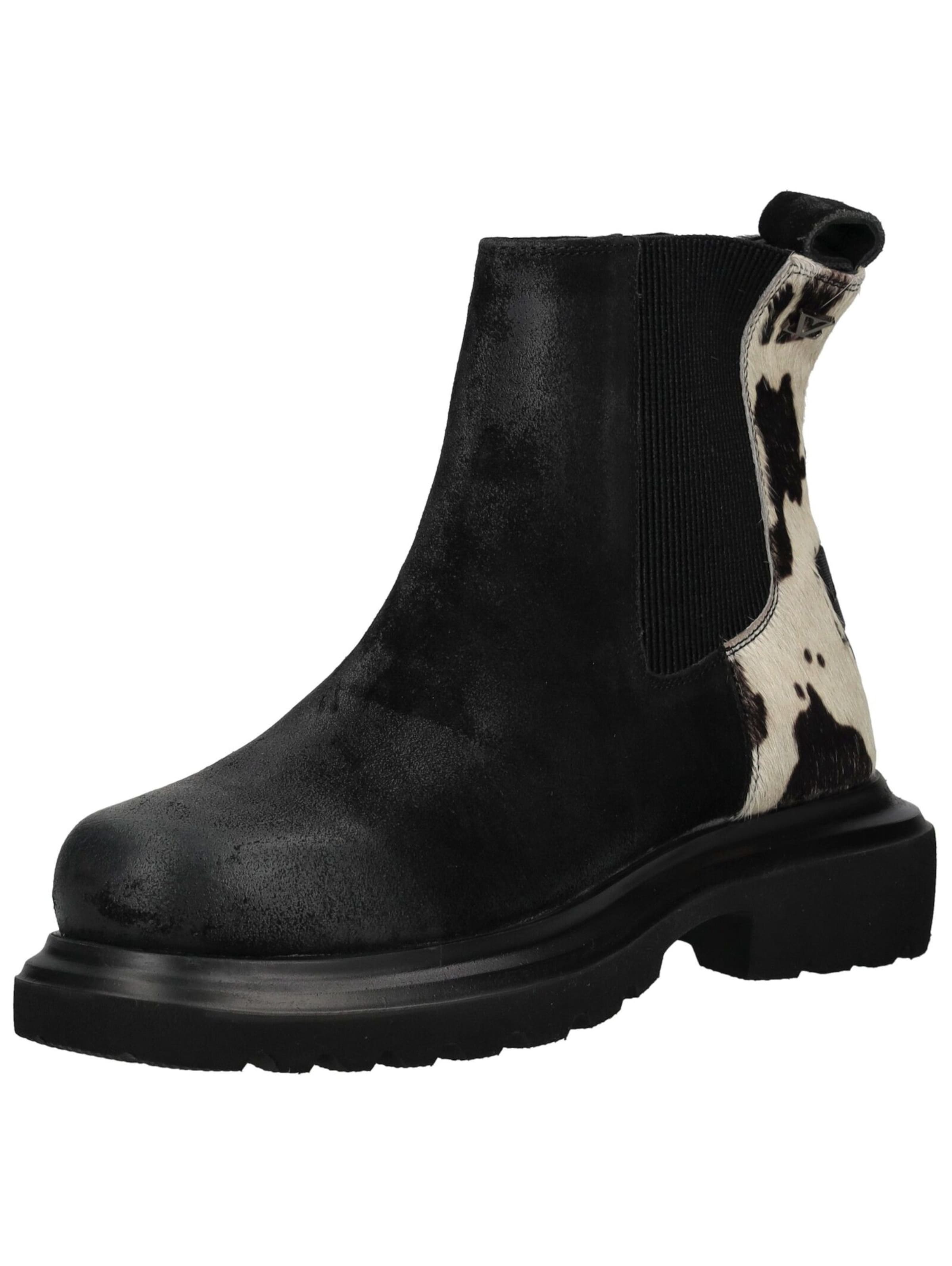 LAZAMANI Boots in Black: front