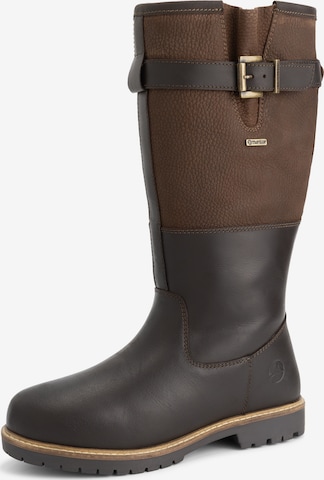 Boots Travelin en marron : devant