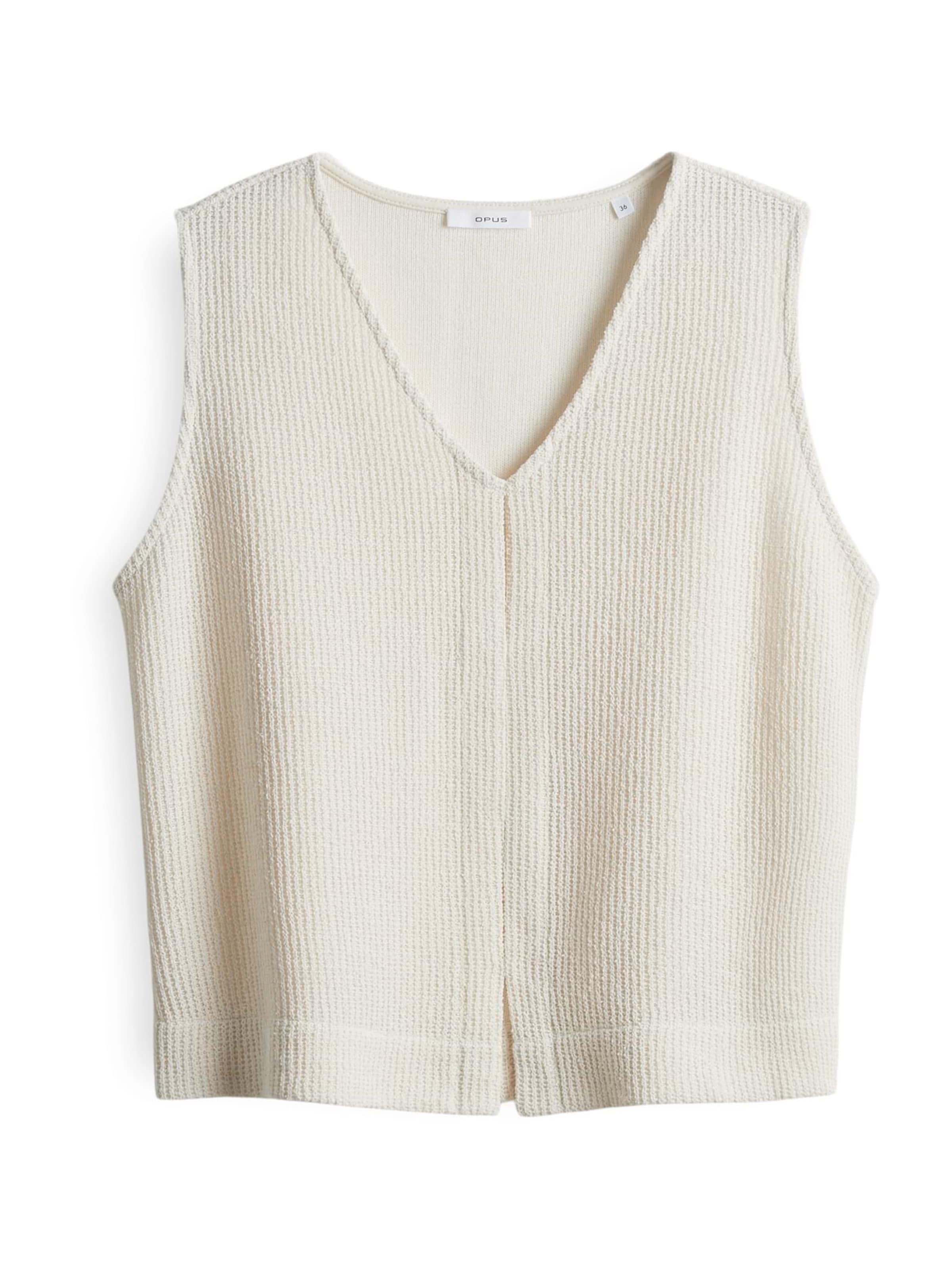 Top 'Gopica' di OPUS in bianco: frontale