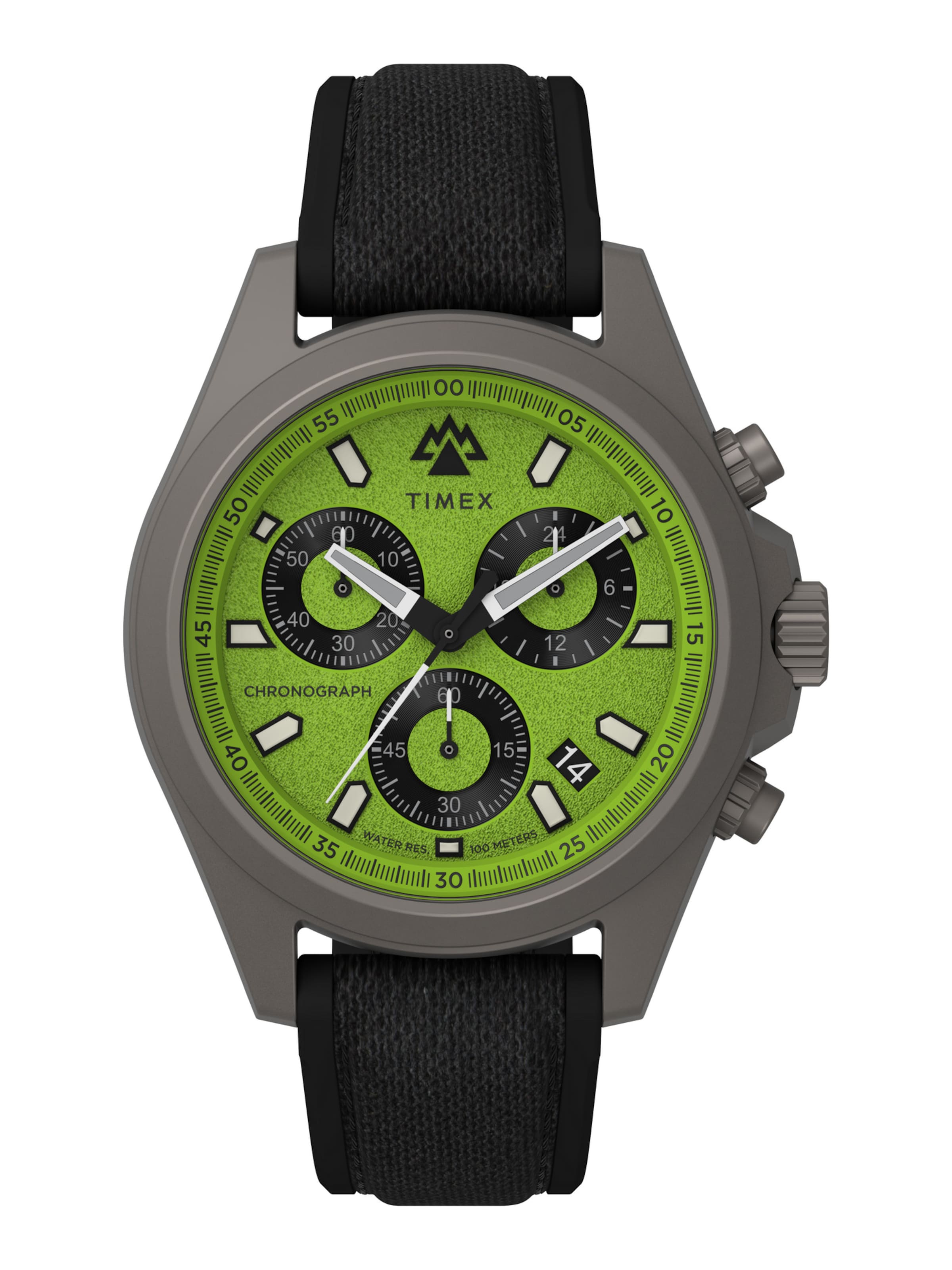 TIMEX Analog watch 'Field Post' in Black: front