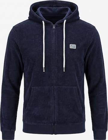 Carrera Jeans Sweatjacke 'Replica Collection' in Blau: Vorderseite