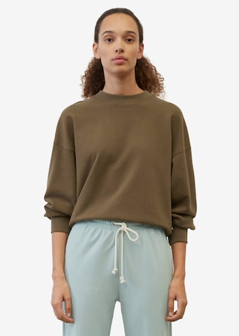 Marc O'Polo Sweatshirt in Brown: front