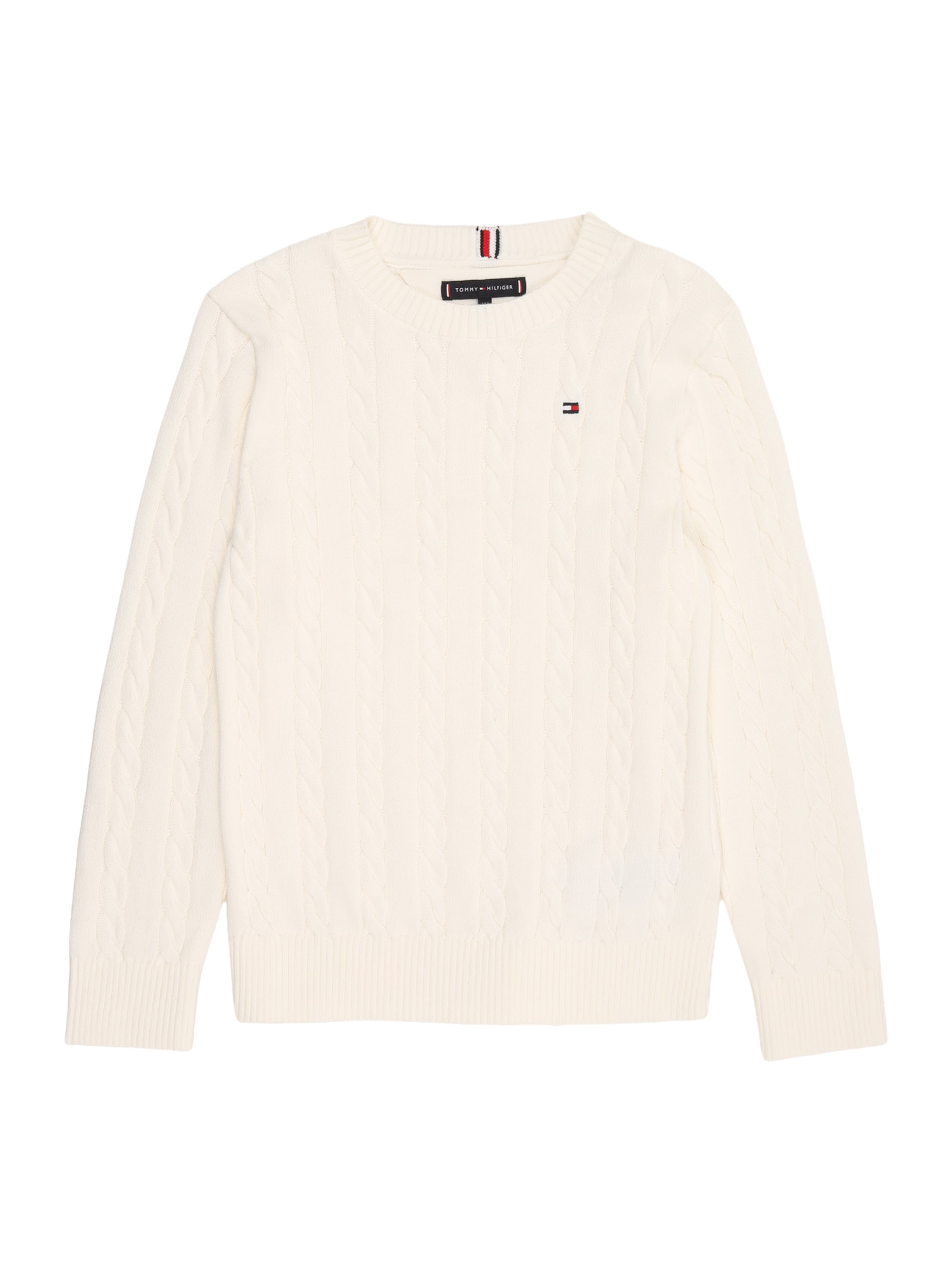 TOMMY HILFIGER Sweater in White: front