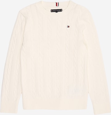 TOMMY HILFIGER Sweater in White: front