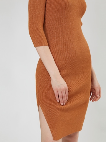 Influencer Knit dress in Brown