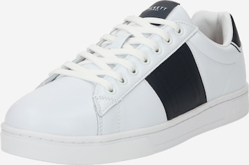 Hackett London Sneakers laag 'HARPER' in Wit: voorkant