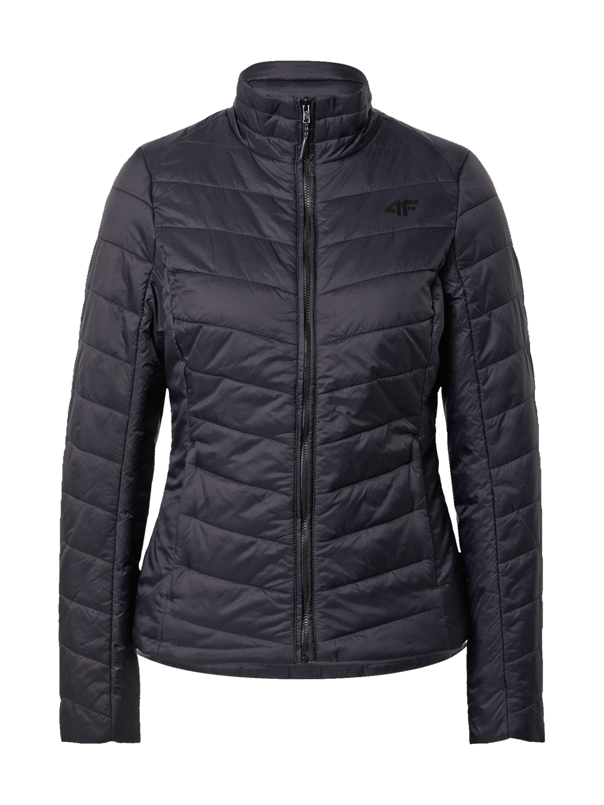 4F Куртка в спортивном стиле в Черный: спереди