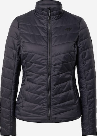 4F Outdoor jacket in Black: front