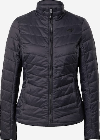 Veste outdoor 4F en noir : devant