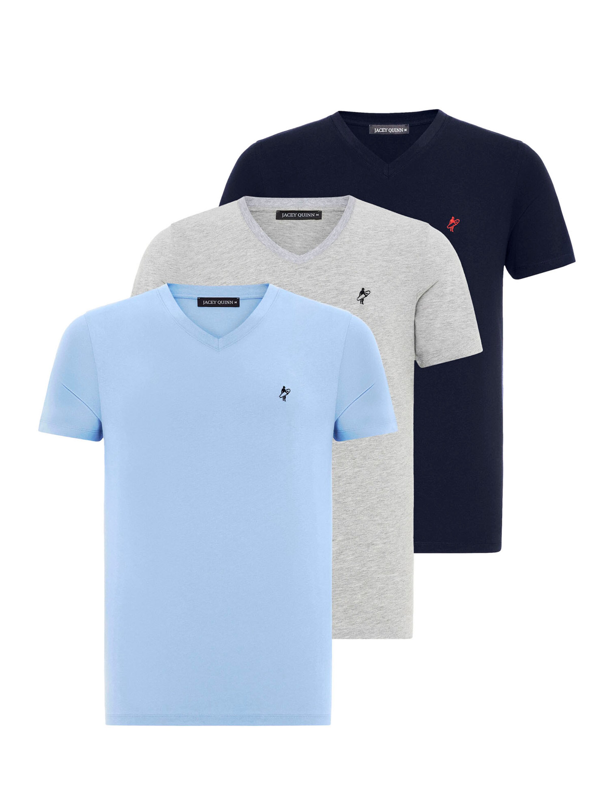 T-Shirt Jacey Quinn en mélange de couleurs : devant