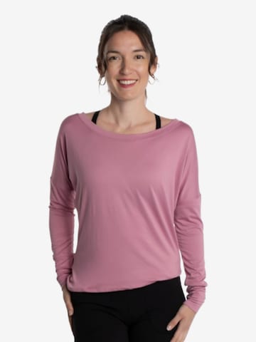 mymotus Performance shirt 'mymotus®, yoga shirt , comfy, YW37' in Pink: front