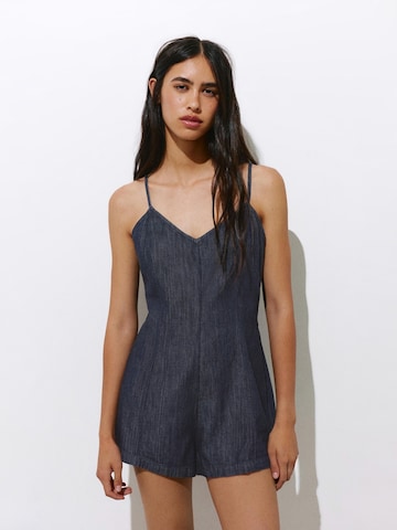 Pull&Bear Overal – modrá: přední strana