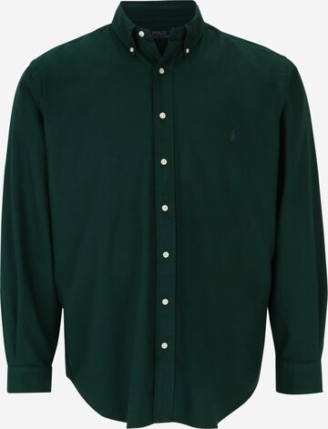 Polo Ralph Lauren Big & Tall - Camisa en verde: frente