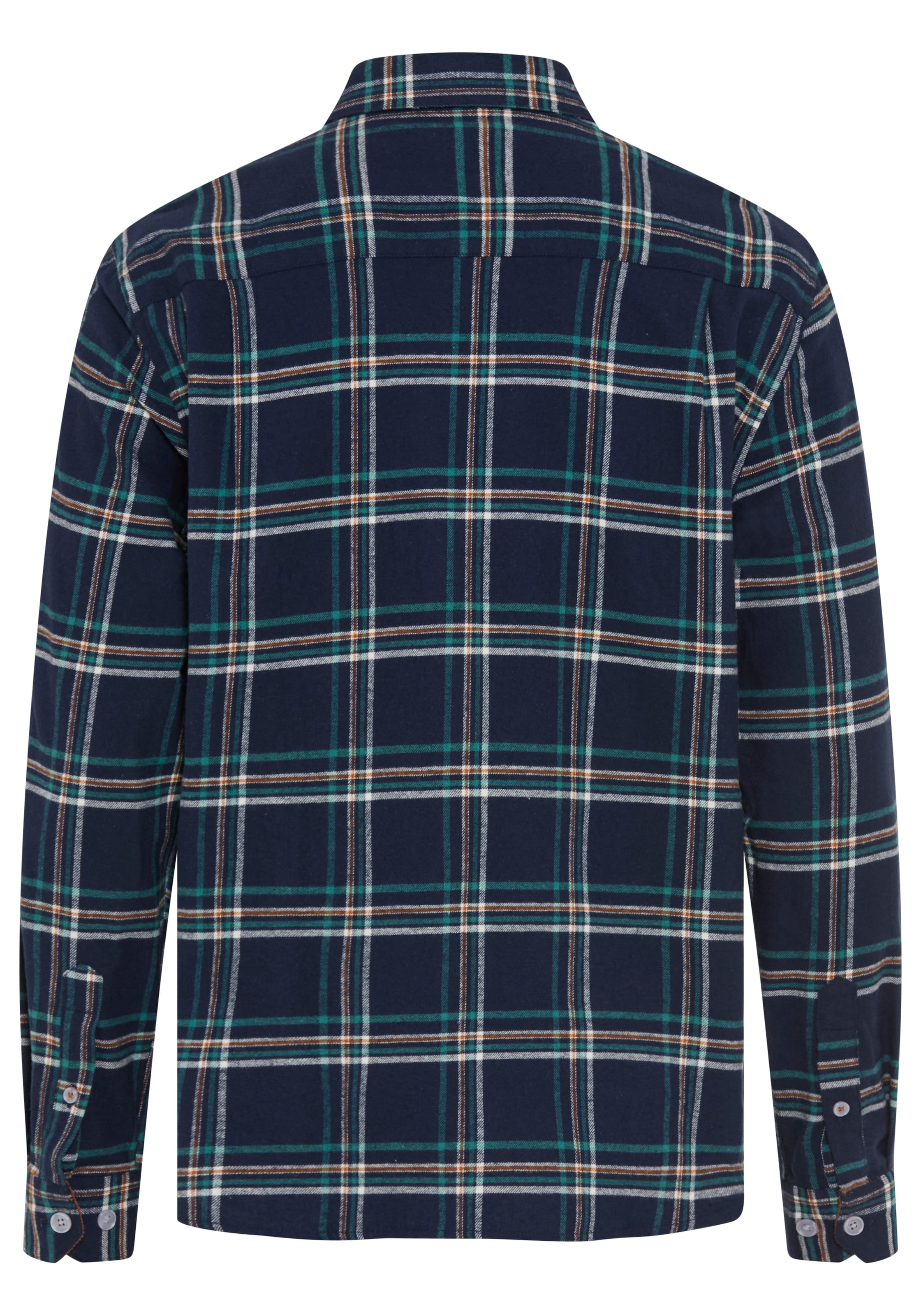DELMAO Regular fit Button Up Shirt in Blue