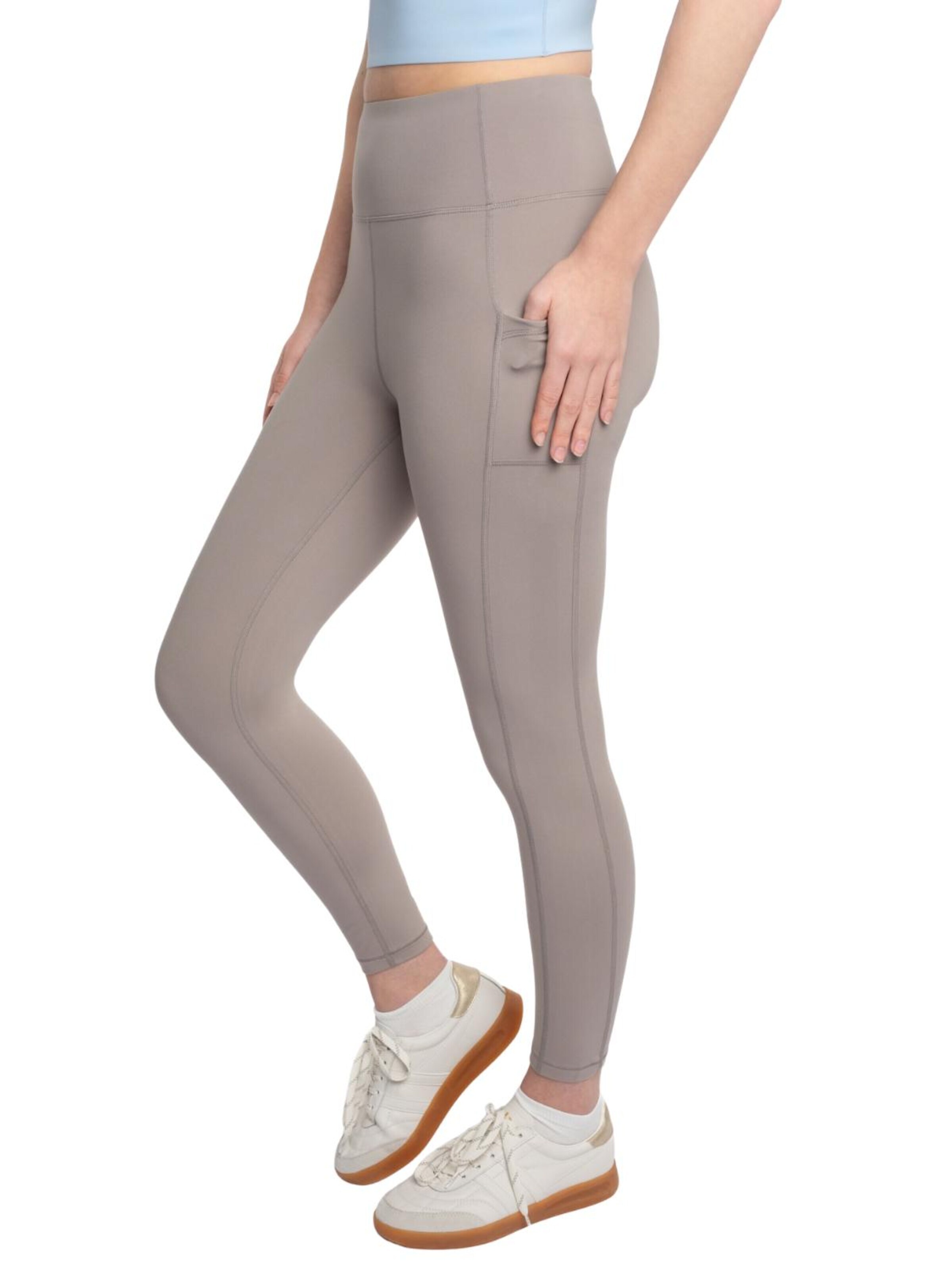 mymotus Skinny Sportbroek in Beige